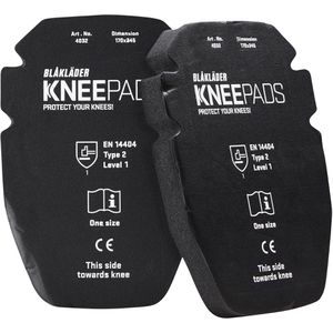 Blakläder Kniepolster Gel 25 mm, DIN EN 14404, für Knietaschen, Gelkissen, 1 Paar