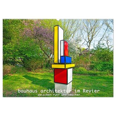 Bauhaus-Architektur im Ruhrgebiet (Wandkalender 2027 DIN A2 quer), CALVENDO Monatskalender