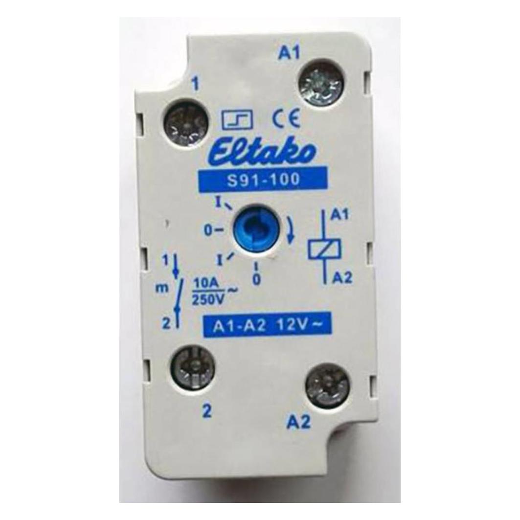 Eltako Stromstossschalter S9110012V (S91-100-12VAC)