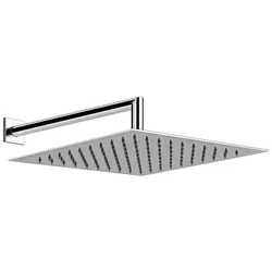 Gessi Emporio Antikalk-Kopfbrause mit Gelenk und Wandarm, Länge 347mm, 47250238