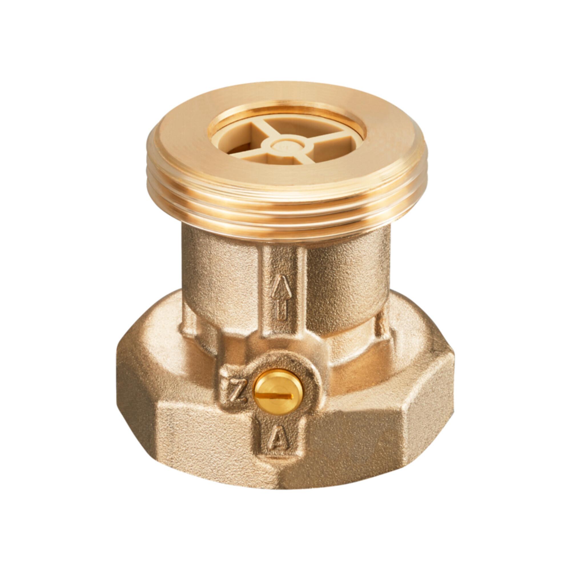 Oventrop Sperrventil SVE DN 32, G 2, Einbau nach Pumpe, Messing (1070010)