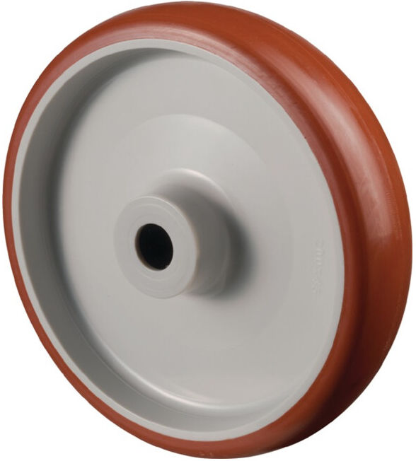 roue de rechange D.roue 100 mm cap.charge 140 kg polyuréthane D. axe 12 mm L. de ; BS Rollen (B31.100)
