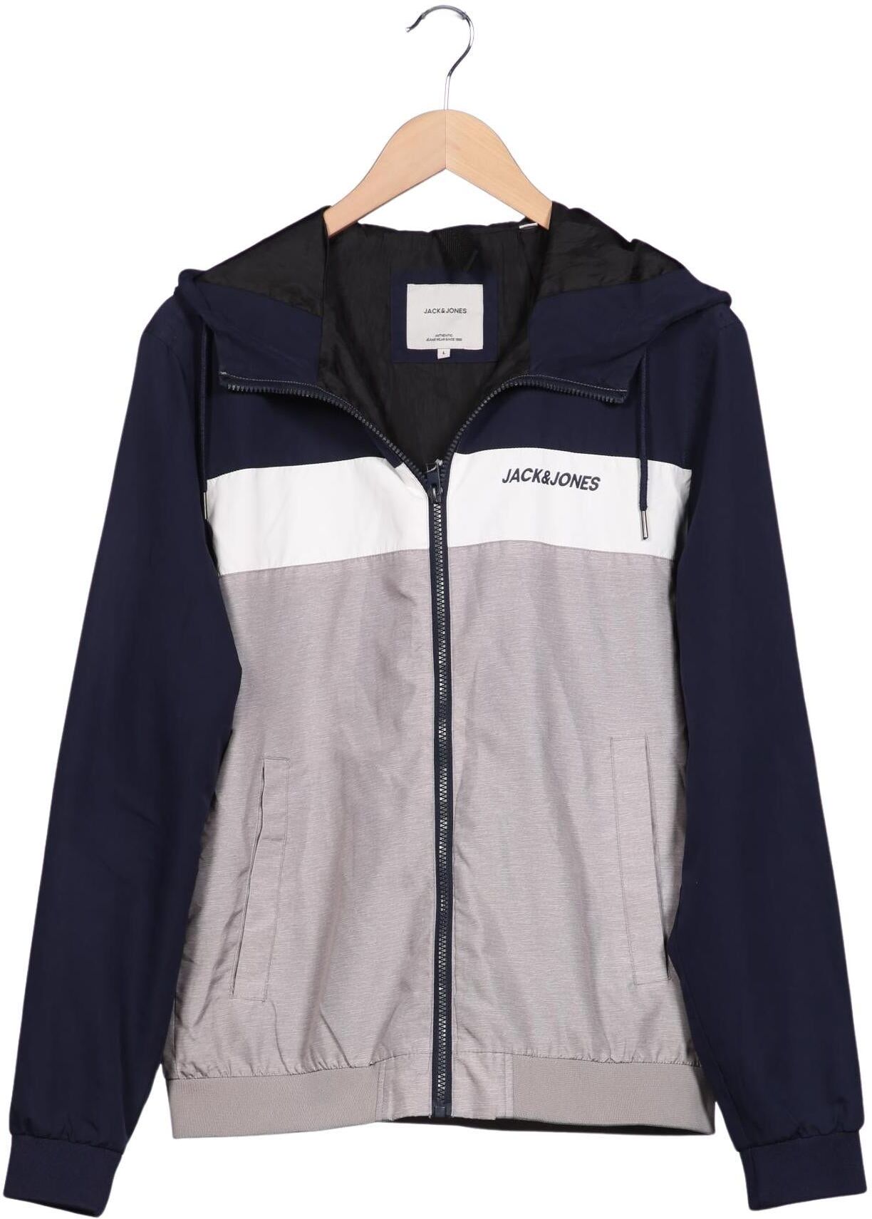 Jack & Jones Herren Jacke, Mehrfarbig, Gr. L, Synthetik - Second Hand