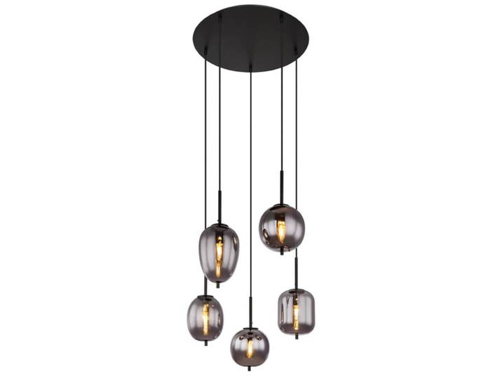 Hanglamp Blacky zwart 5-lichts Globo - 15345-5