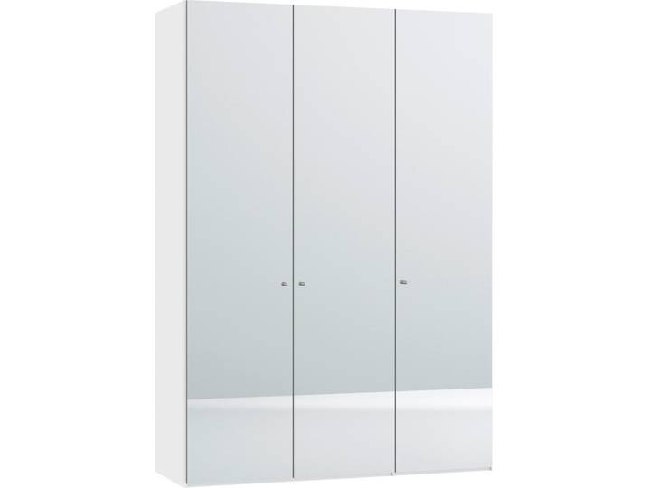 Jutzler Drehtürenschrank, Weiß, Glas, 152x220x40 cm, Typenauswahl, Beimöbel erhältlich, umfangreiches Zubehör erhältlich, in verschiedenen Holzarten erhältlich, in verschiedenen Größen erhältlich, in verschiedenen Holzdekoren erhältlich, individuell planbar, Schlafzimmer, Kleiderschränke, Kleiderschrank mit Spiegel