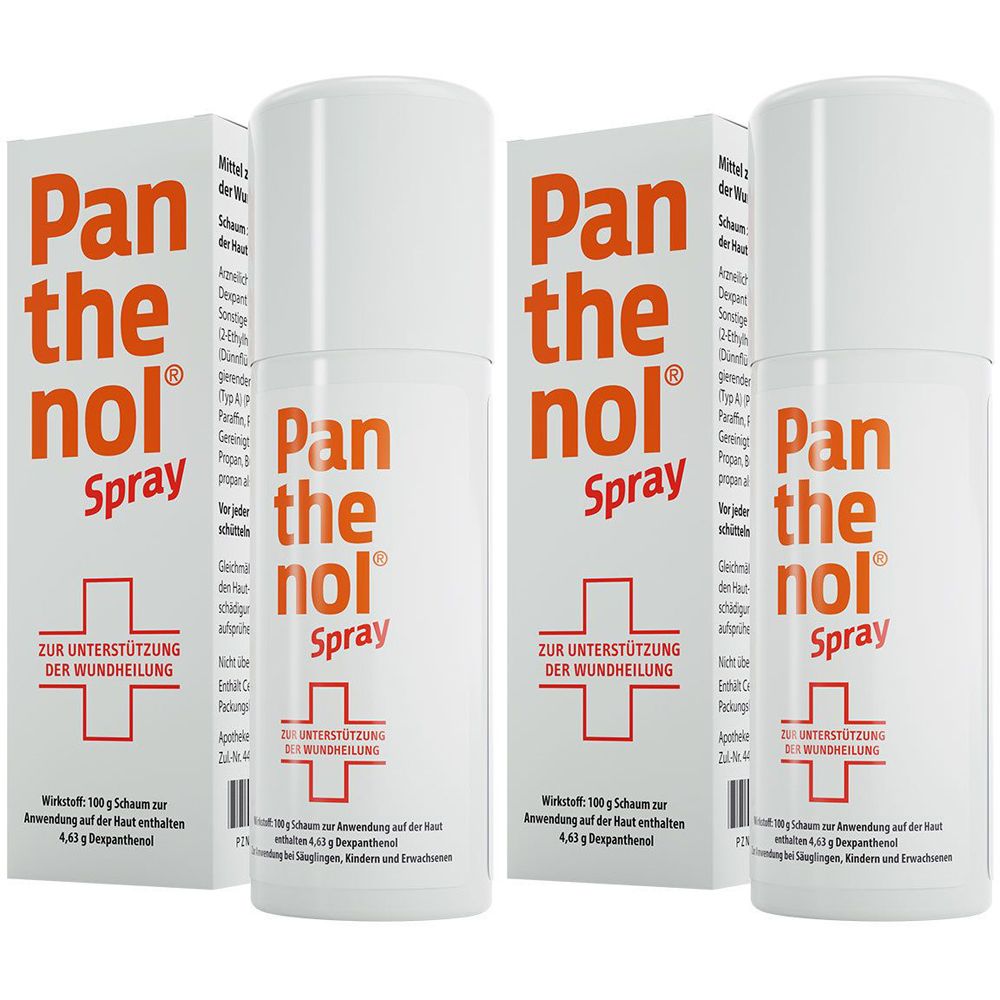 Panthenol Doppelpack 2x130 g Spray