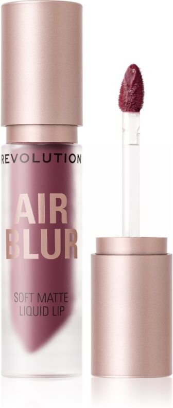 Revolution Air Blur Liquid Lipstick light liquid matt lipstick shade Black Cherry 3.5 ml