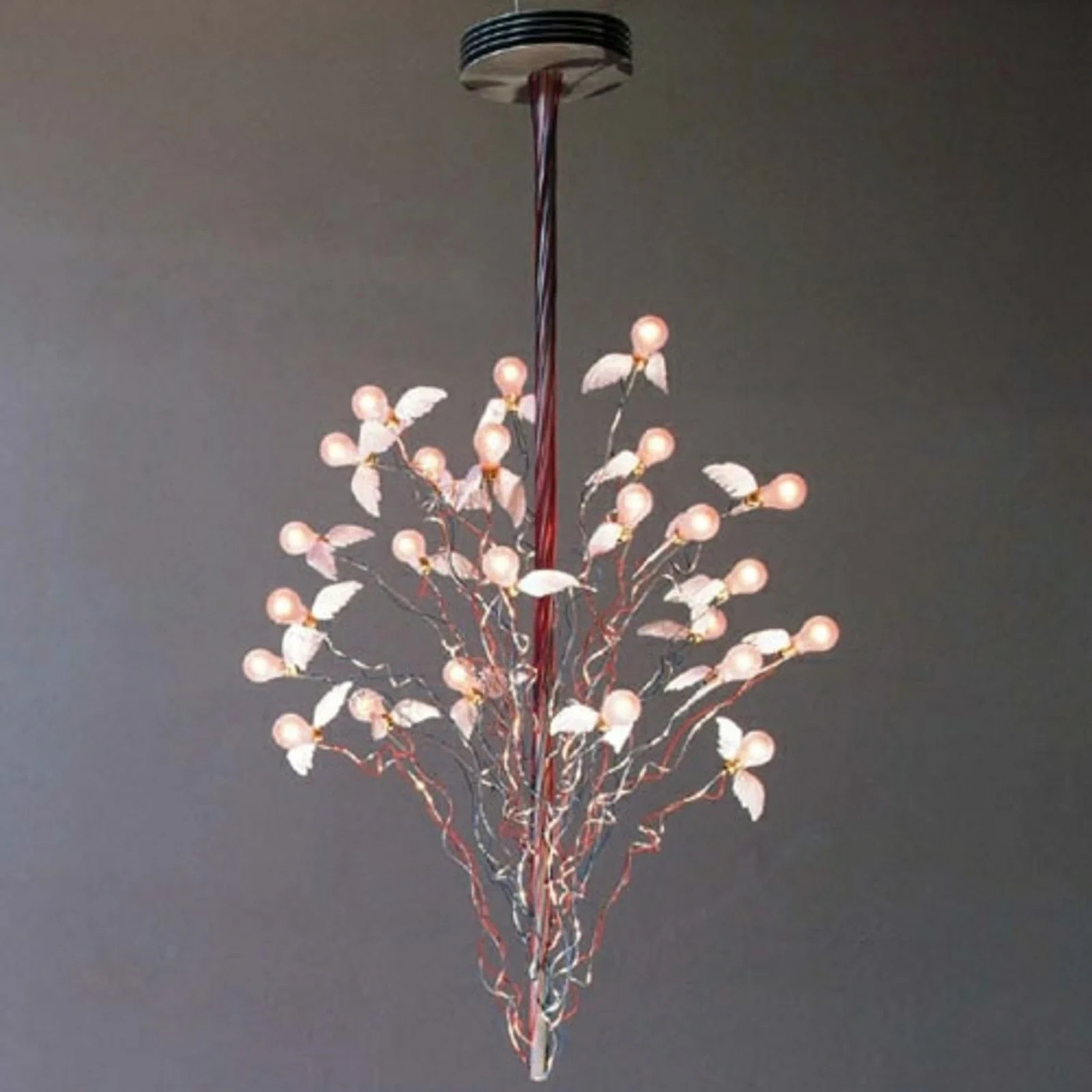 Ingo Maurer Birds Birds Birds hanglamp, rood/blauw, Hoogte: 190 cm