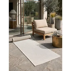 Läufer Pflegeleicht Creme 80x200 cm - BORNO   Kadima Design