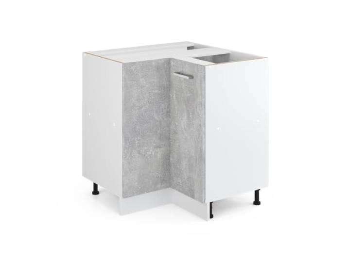 Vicco Eckschrank für Hausrat R-Line, Beton, 75.6 cm