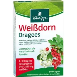 Kneipp Weißdorn Dragees 90 St Überzogene Tabletten