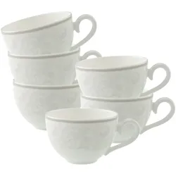 Villeroy & Boch, Tasse, Multipack Gray Pearl Kaffee-/Teeobertasse - 6 Stück (120 ml, 6x)