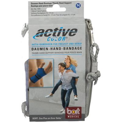 Bort ActiveColor Daumen Hand Band.M blau 1 St Bandage(s)
