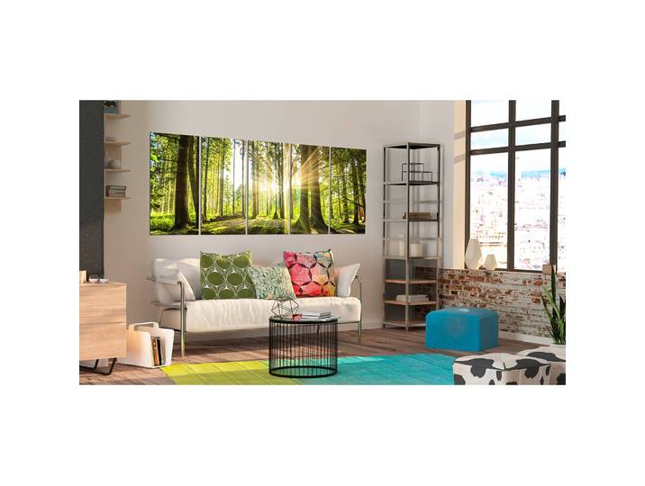 Tableau déco Sunlight Lin Vert 225 x 90cm