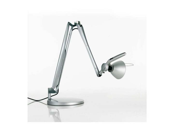Fortebraccio Tischlampe, mit Fuß, Metall, drehbar - Luceplan - Arbeitszimmer / Büro