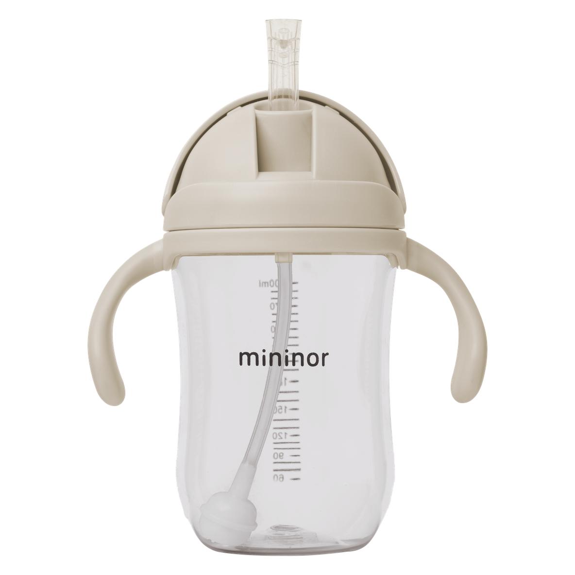 Mininor Global - Straw Bottle Tritan 330ml - Cloudy morning (14255) (0.33 l) (14255)