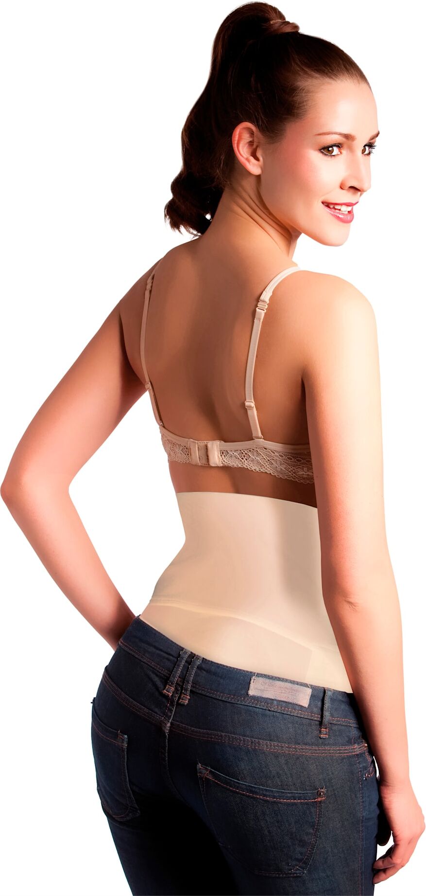 Taillengürtel, Damen, Gr. 44, beige (haut), Gürtel Taillengürtel haut 44