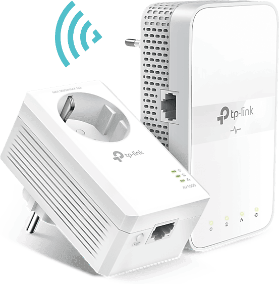 Adaptador PLC - TP-Link TL-WPA7617 KIT, Pack de 2 Unidades, 1000 Mbps, Doble Banda AC1200, Gigabit, Blanco