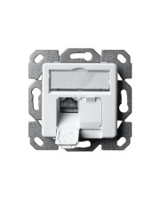 Telegärtner Karl Gärtner AMJ45 Ausgang RJ-45 X 2 Alpine White (J00020A0389)