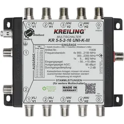 Kreiling Ind. Unicable Kaskaden-MS KR 5-5-2-16 UNI-K