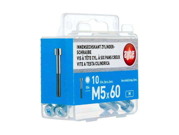 Ayce Innensechskant-Zylinderschraube M5 × 60 mm