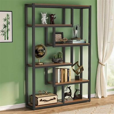 DEVERA 6 Tier Industrial Book Shelves