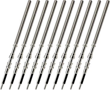 Inspire Daily Merch Watch Crown And Stem Kit For Movement Repairs Durable Replacement Parts 10pcs