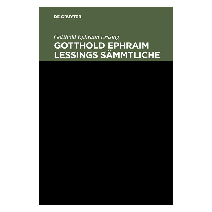 De Gruyter Gotthold Ephraim Lessing: Gotthold Ephr (Deutsch, Hardcover, Gotthold Ephraim Lessing) (67771202)