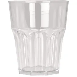 240 Mehrweg Gläser Becher transparent 290 ml Wiederverwendbar Kunststoff unzerbrechlich Cocktail Wasser