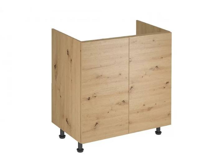 ROYAL24_MARKT Spülenunterschrank - Perfekte Basis für Ihre Spüle. (Küche Spülenunterschrank, 1-St., Langen - D80Z) Zeitlos - Exklusiv - Top Qualität.