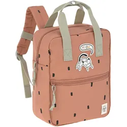 Lässig Kindergartenrucksack Mini Square Happy Prints, braun