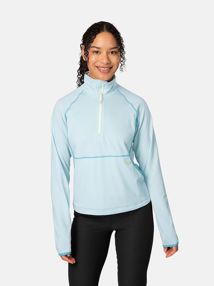 KARI TRAA Fleecejacke "Mika" in Hellblau - XS