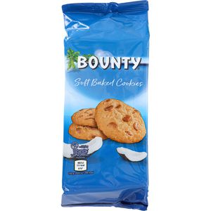 Bounty Kekse Soft Baked Cookies, mit Kokosnussraspeln & Milchschokolade, 180 g