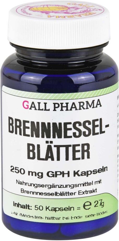 Brennnesselblätter 250 mg Gph Kapseln