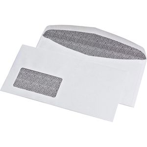 Mailmedia Briefumschläge weiß, C6/5, mit Fenster, nassklebend, 75 g/m², 1000 Stück