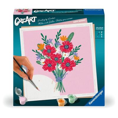CreArt Adults Trend - Mohnblumenstrauß