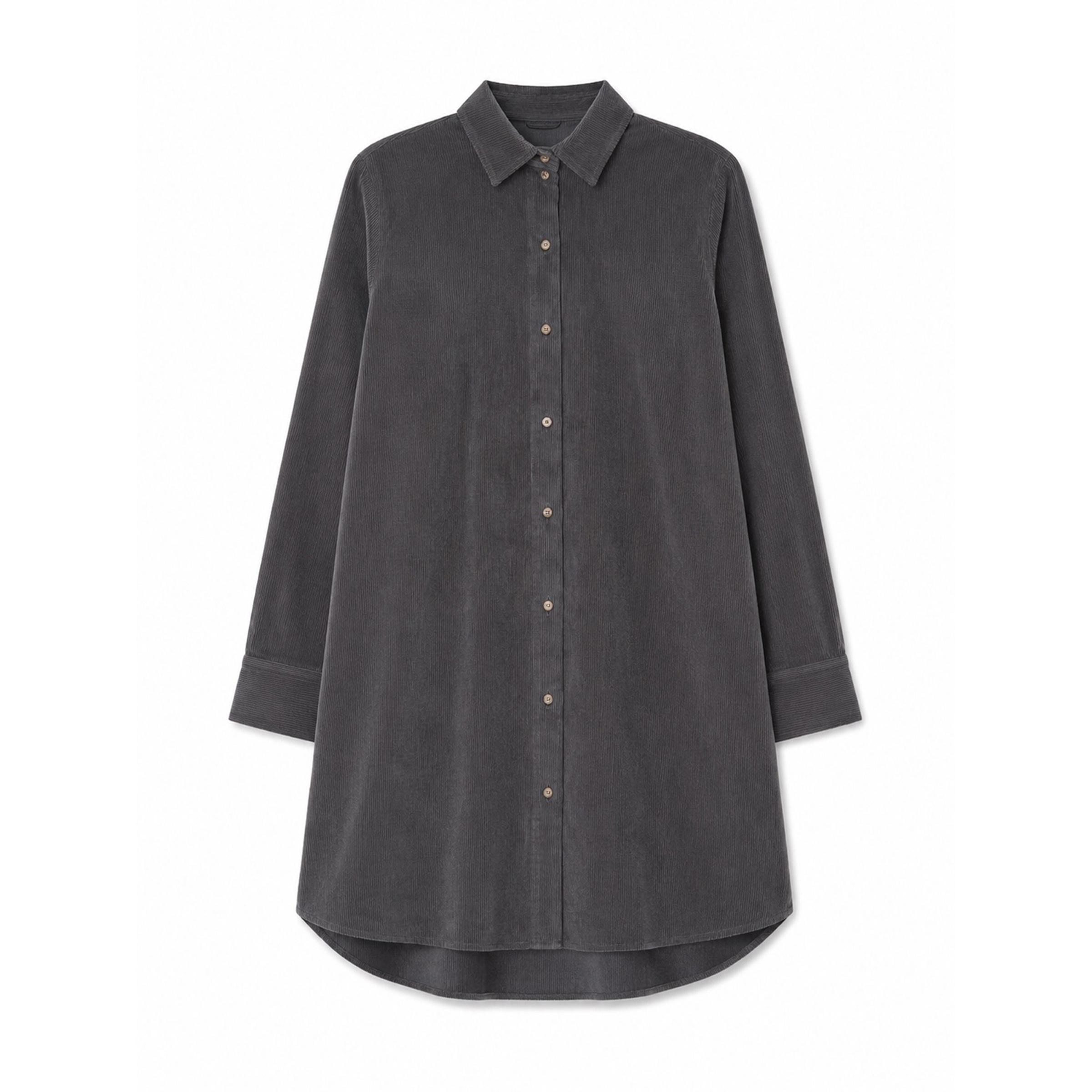 Mazine Corduroy Kleid Damen Kleider weiss Größe L Lifestyle Hautfreundlich