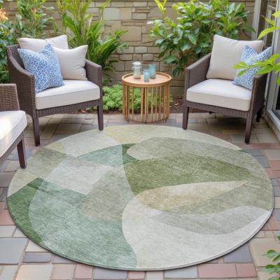Addison Rugs Machine Washable Indoor/Outdoor Abstract Mesmerize Chantille Rug