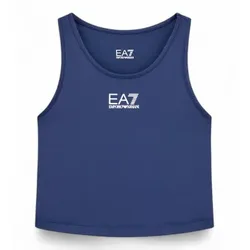 EA7 für Mädchen. 7G000110_AF14524 Top-Tennisprofi-Navy (16Años= 168cm), Sportlich, Elastan, Ärmellos / Hosenträger, Marine, Kinderbekleidung