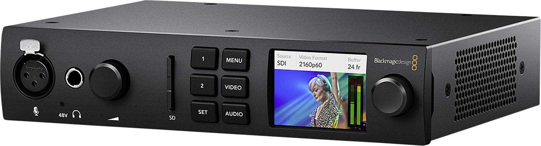 Blackmagic Design UltraStudio 4K Mini, Schwarz, Thunderbolt, 4096 x 2160 Pixel, SD, SDI, Hybrid Log-Gamma (HLG)