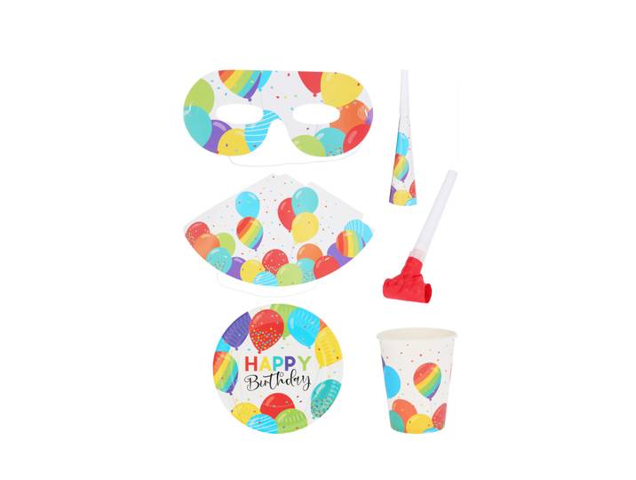 Party Set Ballon 36-teilig bunt