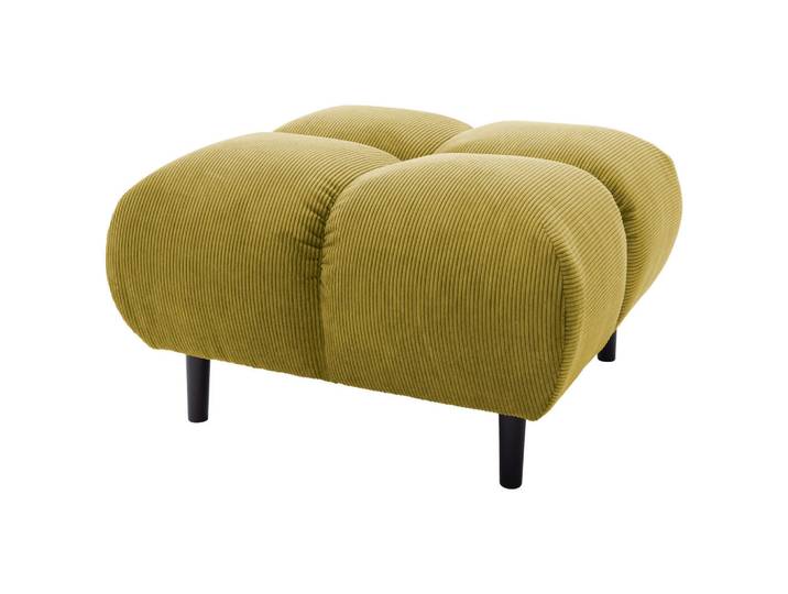 Pure Home Lifestyle Hocker, Hellgrün, Holz, Buche, quadratisch, 73x41x73 cm, Fußauswahl, Wohnzimmer, Hocker, Sitzhocker