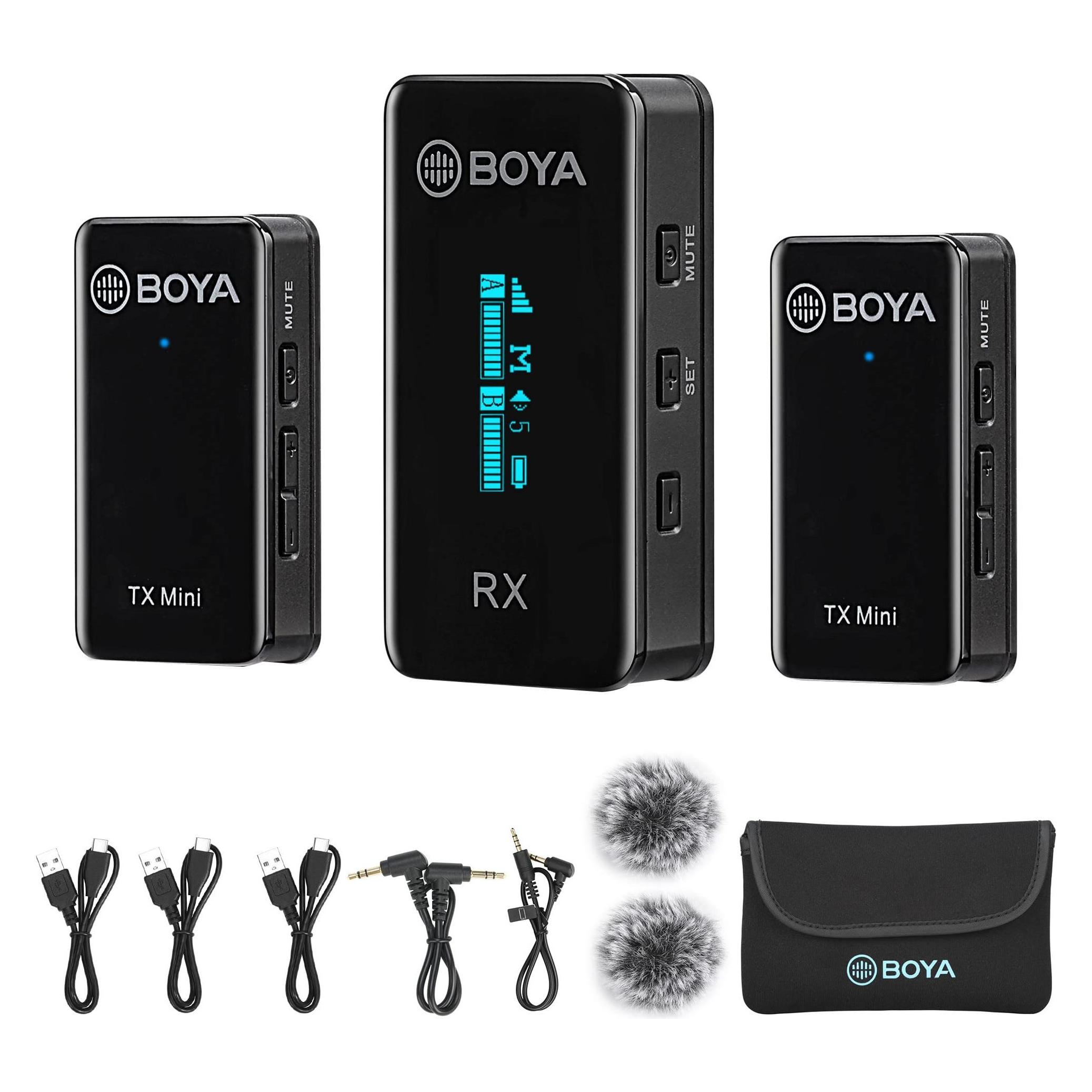 Boya Ultrakompaktes Drahtloses Mikrofon BY-XM6-S2 Mini (BY-XM6-S2 MINI)