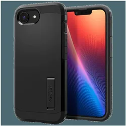Spigen Tough Armor MagFit (Apple iPhone 16e, Apple iPhone 17e), Smartphone Hülle, Schwarz