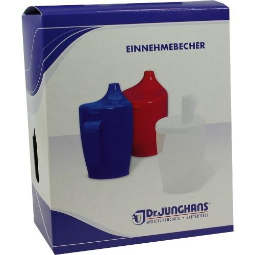 Dr. Junghans Medical GmbH Einnehmebecher mit Griff +2 Deckeln 4+12mm 08490133