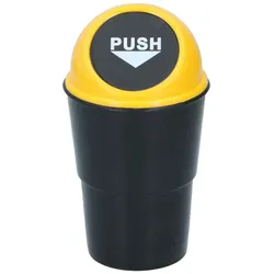 Dunlop - Korb für odpadky für Auto 400 ml 10x17 cm (gelb / schwarz)