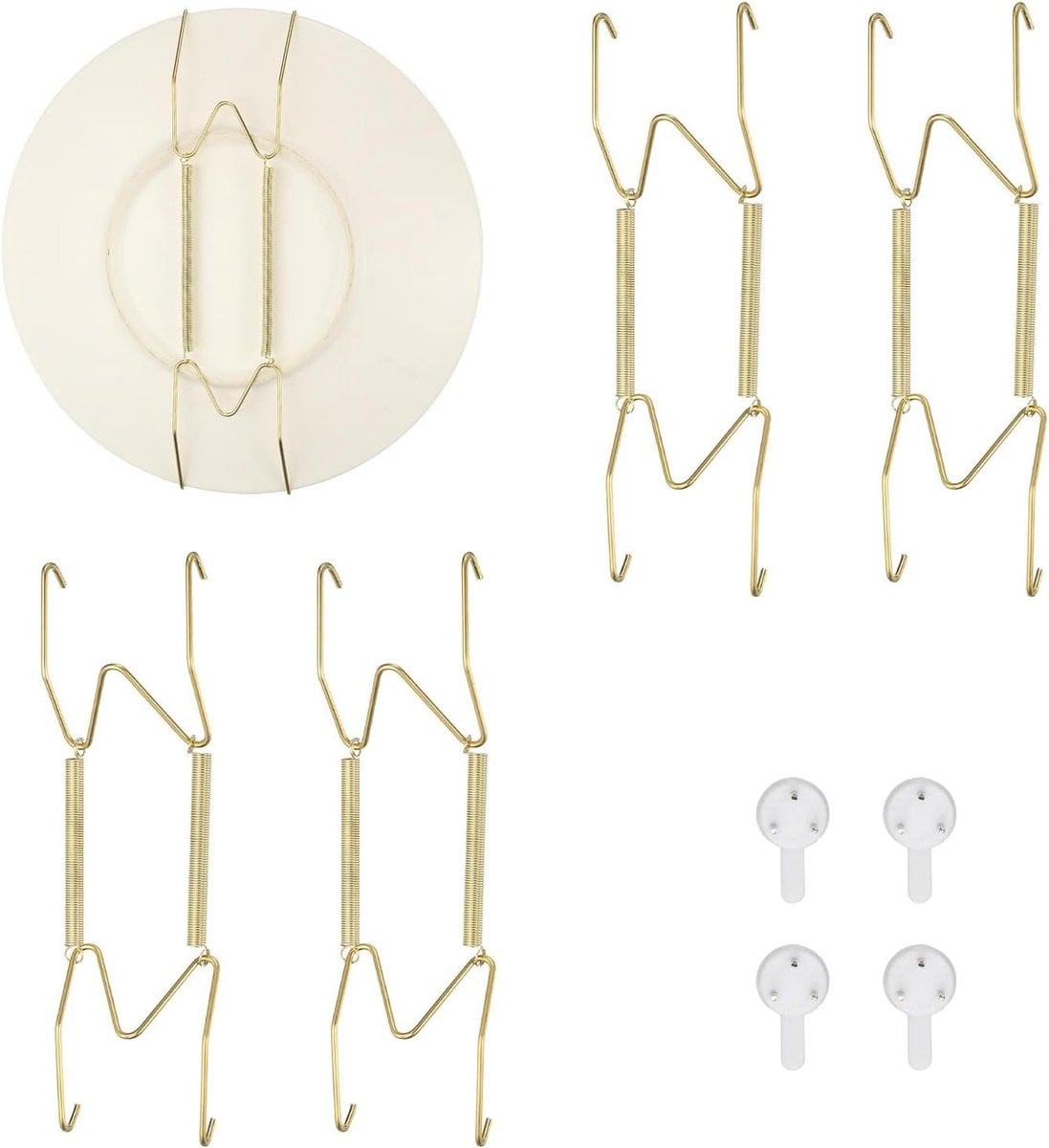 Goudkleurige Bordenhangers Muurophanging Decoratiehaken 178 cm