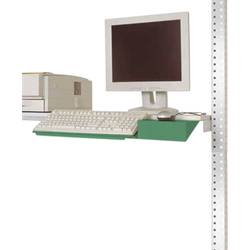 Manuflex ZB3550.6011 Tastaturträger für PACKPOOL mit Mausfläche in Resedagrün RAL 6011