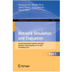 Network Simulation and Evaluation, Fachbücher von Guandong Xu, Yan Jia, Zhaoquan Gu, Zhou Wanlei, Zhang et al, Jiawei