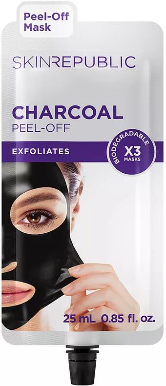 Skin republic - Charcoal Peel-Off Face Mask, Charcoal Peel-Off BIO, 25 ml